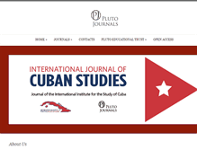 Tablet Screenshot of plutojournals.com